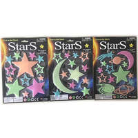 Magic Toys Sötétben világító csillagok falmatrica szett többféle változatban