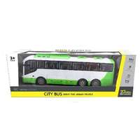 Magic Toys City Bus távirányítós zöld-fehér busz