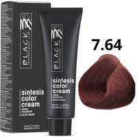 Black Professional Black Professional Line Sintesis Color Cream - Tartós hajfesték 7.64 100ml