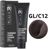 Black Professional Black Professional Line Sintesis Color Cream - Tartós hajfesték Glam Colors Grigio Londra GL-C12 100ml