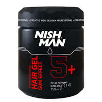 Nishman Nishman Ultra Strong Gum Effect Hair Gel 5+ 750 ml