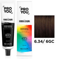 Revlon Professional Revlon Professional Pro You The Color Maker tartós hajfesték 90 ml - 6.34/ 6GC - Arany Rezes Sötétszőke