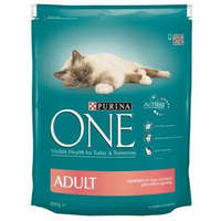 Purina ONE Száraz Macska Adult Lazac+Teljes Kiőrlésű Gabonák 800g