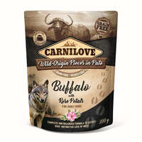 Brit Carnilove Dog tasakos Paté Buffalo with Rose Petals - Bivaly rózsaszirommal 300g