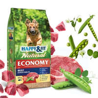 Happy & Fit Happy Fit Natural Economy Adult with Beef and Vegetables 12kg