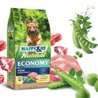 Happy & Fit Happy Fit Natural Economy Adult with Pork and Vegetables 12kg