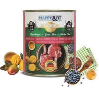 Happy & Fit Happy&Fit Superior Dog Konzerv Friss Marhahús mangóval áfonyával 400g