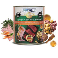 -Happy&Fit Superior Dog Konzerv Friss Vaddisznóhús S.répával, burgonyával 800g Happy&Fit Superior Dog Konzerv Friss Vaddisznóhús S.répával, burgonyával 800g