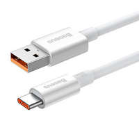 Baseus Baseus USB - USB C 100W kábel 0.25m fehér (P10320102214-00)