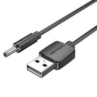 Vention Vention USB - DC 3.5x1.35 kábel, 0.5m fekete (CEXBD)