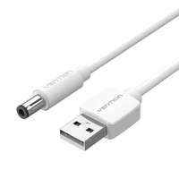 Vention Vention USB - DC 5.5x2.5 kábel, 1m fehér (CEYWF)