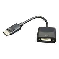Gembird Gembird Displayport 1.1 apa - DVI-D anya adapter, fekete (A-DPM-DVIF-002)