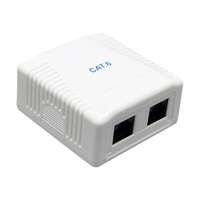 Gembird Gembird CAT6 fali aljzat 2xRJ45 (	NCAC-2U6-01)