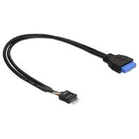 Delock Delock kábel, USB 3.0 pin header (F) -> USB 2.0 pin header (M), 0.3m (83095)
