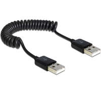 Delock Delock USB 2.0 A-A spirál kábel 20-60cm (83239)