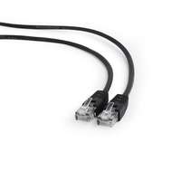 Gembird Gembird UTP CAT5e ethernet kábel 0.5m, fekete (PP12-0.5M/BK)