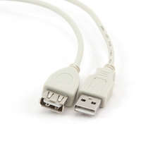 Gembird Gembird USB 2.0 hosszabbító kábel 0.75m szürke (CC-USB2-AMAF-75CM/300)