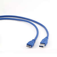 Gembird Gembird kábel USB 3.0 A - Micro B dugó 1.8m, kék (CCP-MUSB3-AMBM-6)