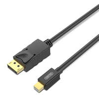 Unitek Unitek Prémium mini DP - Displayport 1.2 4K 30Hz kábel 3m (Y-C612BK)
