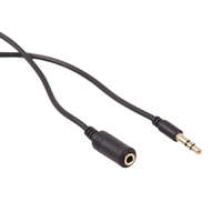 Maclean Maclean Jack kábel 3.5mm jack-plug 1m fekete (MCTV-818)