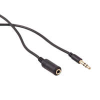 Maclean Maclean Jack kábel 3.5mm jack-plug 5m fekete (MCTV-821)