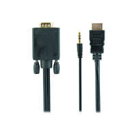 Gembird Gembird HDMI to VGA + audio átalakító kábel 3m (A-HDMI-VGA-03-10)