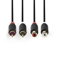 Nedis Nedis 2x RCA árnyékolt hosszabbító kábel 2m (CABW24205AT20)