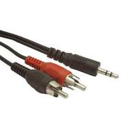Gembird Gembird 3.5 mm Jack - 2x RCA átalakító kábel 0.2m (CCA-458/0.2)
