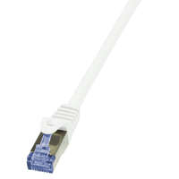 Logilink Logilink patch kábel Cat6A 10G S/FTP PIMF PrimeLine 0.5m fehér (CQ3021S)