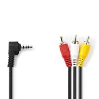 Nedis Nedis AV jack 3.5mm - 3x RCA kábel, 2m (CVGP22400BK20)