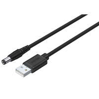 Unitek Unitek USB - DC 5.5x2.5 kábel, 1.5m (Y-C4046BK)