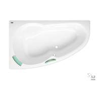 Laguna Luiza 140x95x53cm akril asszimetrikus kád, balos 160 l