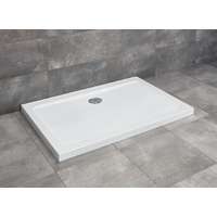 Radaway Doros Stone D 80x100 szögletes lapos kőhatású akril zuhanytálca