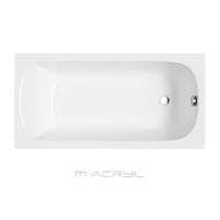  M-acryl Mira 180x80 egyenes kád + láb