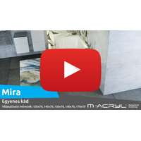  M-Acryl Mira Slim egyenes akril kád 170x70
