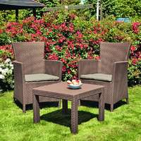 ALLIBERT Rosario balcony műrattan kerti bútor szett cappuccino -20%!!!
