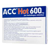 ACC ACC Hot 600 mg por belsőleges oldathoz 10 db (tasakos)