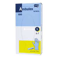 Ambulex Ambulex púdermentes nitril vizsgálókesztyű lila S 100 db