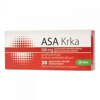 ASA ASA Krka 100 mg gyomornedv-ellenálló tabletta 30 db