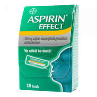 Aspirin Aspirin Effect 500 mg szájban diszpergálódó granulátum 10 db