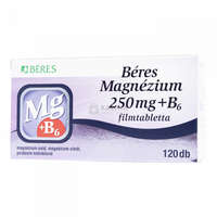 Béres Béres Magnézium filmtabletta 250 mg + B6 filmtabletta 120 db