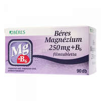 Béres Béres Magnézium 250 mg + B6 filmtabletta 90 db