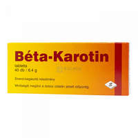 Béta-Karotin Béta-Karotin tabletta 40 db