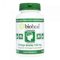 Bioheal Bioheal Ginkgo Biloba 120 mg kapszula szagtalan fokhagyma kivonattal 70 db