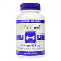 Bioheal Bioheal Kalcium 500 mg +D3-vitamin +K2-vitamin filmtabletta 70 db