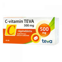 Teva Teva C-vitamin rágótabletta 500 mg 60 db