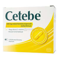 Cetebe Cetebe 500 mg retard kemény kapszula 120 db