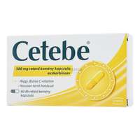 Cetebe Cetebe 500 mg retard kemény kapszula 60 db