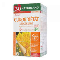 Naturland Naturland cukordiétát kiegészítő filteres teakeverék 20 db