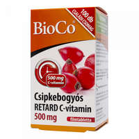 BioCo BioCo Csipkebogyós Retard C-vitamin 500 mg tabletta 100 db